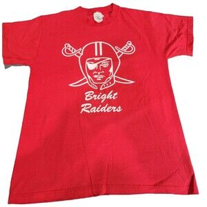 NFL Las Vegas Raiders or "Bright Raiders" fan red Medium t-shirt.